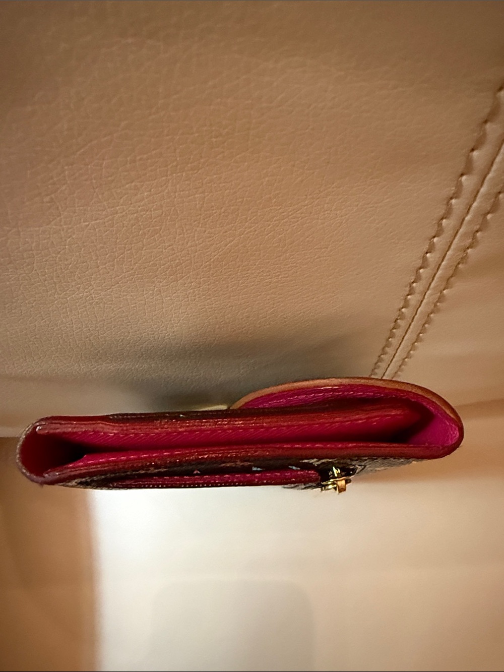 Louis Vuitton Vintage Black Multicolor Eugenie Monogram Wallet w/ Gold Hardware - Picture 5 of 10